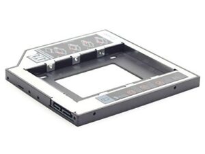 RACK intern GEMBIRD, tip caddy 9.5mm, 5.25 inch la 2.5 inch, S-ATA, interfata PC S-ATA, metal, negru, "MF-95-01" (timbru verde 0.8 lei)