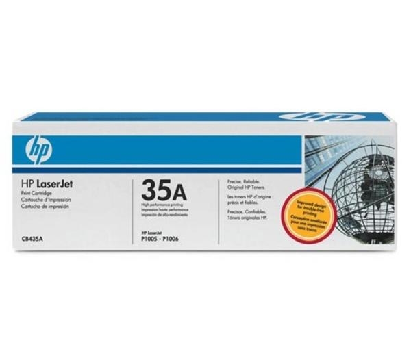 HP 35A original LaserJet Toner cartridge CB435A black standard capacity 1.500 pages 1-pack