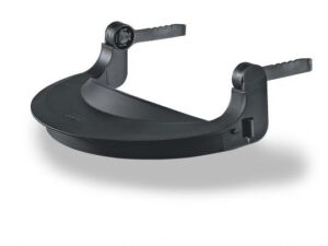 Visor carrier for helmets