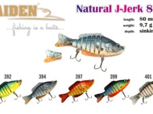 Vobleris RAIDEN Natural J-Jeek 80 S  7G 397