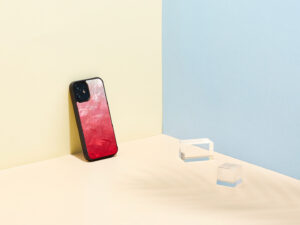 iKins case for Apple iPhone 12 mini pink lake black