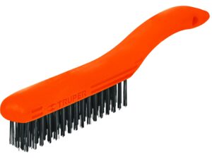 Wire brush, 28cm, 4x16 rows, wire 0.4mm Truper®