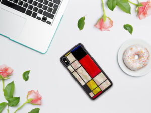 iKins SmartPhone case iPhone XS Max mondrian black