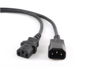 Gembird PC-189-VDE power cable Black 1.8 m C14 coupler