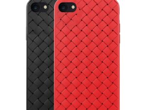 Devia Woven Pattern Design Soft Case iPhone SE2 red