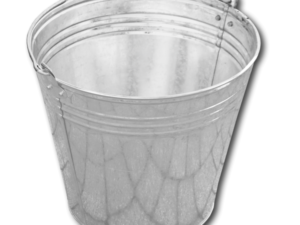 Zinc plated bucket 15L