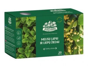 Žolynėlis herbal tea Melisa leaves and linden blossoms, 24g (1,2x20)