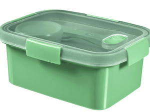 Pārtikas trauks Lunch Kit taisnstūris 1,2L Smart Eco To Go 20x15x9cm maigi zaļš