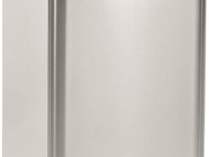 Pedāļspainis metalizēts Slim Bin 25L sudraba
