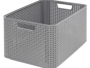 Kaste Style L 43,6x32,6x23cm gaiši pelēka