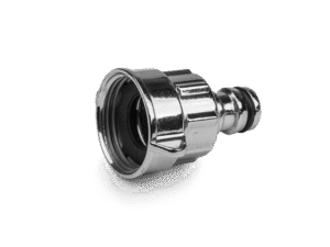 1" / 3/4" female tap adapter ZINC CHROME