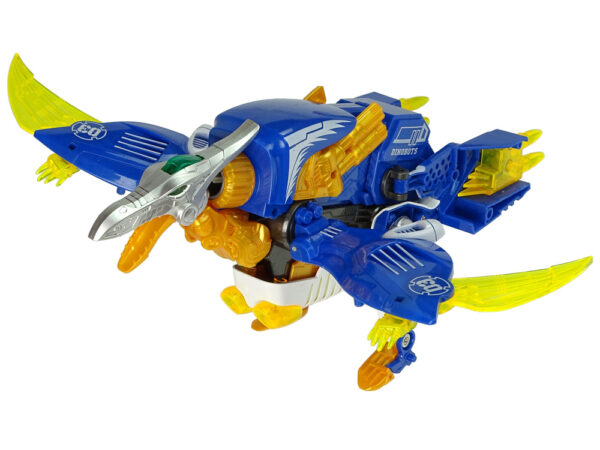 Dinobots 2 in 1 Dinosaur Shotgun Blue Pterosaur Shield - Image 2