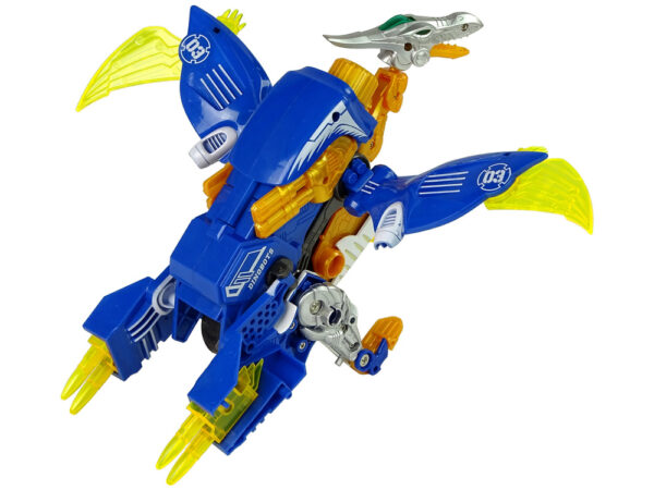 Dinobots 2 in 1 Dinosaur Shotgun Blue Pterosaur Shield - Image 4