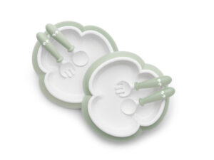 BABYBJÖRN baby plate, spoon, fork 2sets 074061