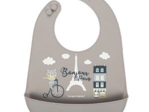 CANPOL BABIES bib BONJOUR PARIS, navy beige, 74/027_bei