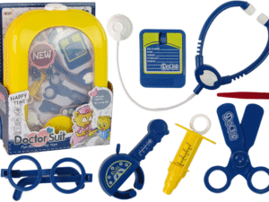 Doctor Kit in Backpack Doctor Stethoscope Scissors Yellow