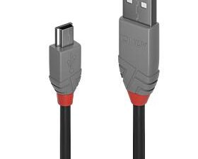Cablu Lindy 5m USB 2.0 Type A to Mini-B