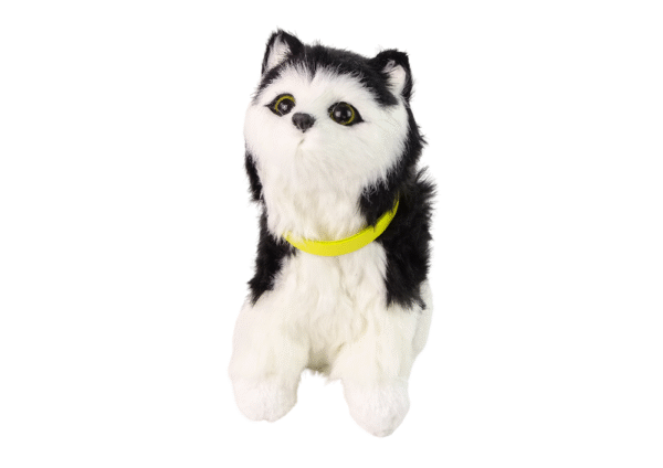 Interactive Plush Kitty Soft fur Stroke its head and learn its functions - Image 2