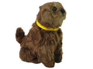 Interactive Plush Dog Soft fur Stroke its head and learn its functions