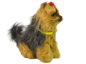 Interactive Plush Dog Soft fur Breed Yorkshire terrier Stroke its head and learn its functions