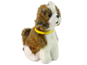 Interactive Plush Dog Soft fur Shitzu breed