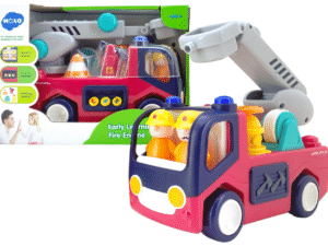 Educational Interactive Fire Station for Toddlers Sound Lights