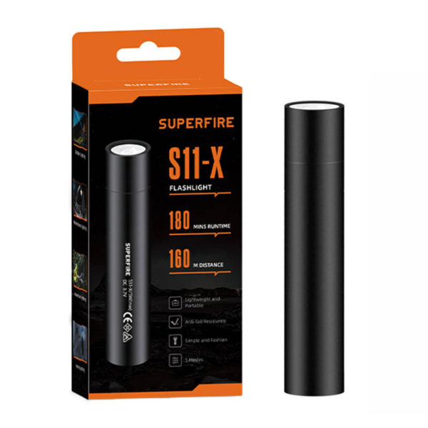 Supfire S11-X Mini Flashlight 700 lm / USB - Image 4