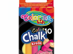 Colorino Kids Dustless chalk coloured 10 pcs