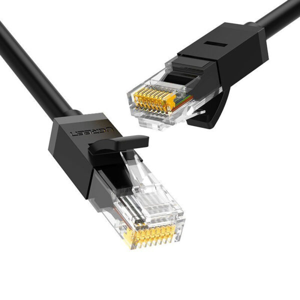 PATCH CORD UTP Ugreen Cat6, "NW102" fire din cupru, viteza maxima 1 Gbps, 10m, negru "20164" (timbru verde 0.18 lei) - 6957303821648