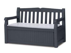 Uzglabāšanas sols Eden Garden Bench 265L pelēks