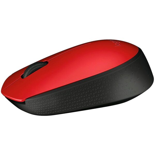 MOUSE LOGITECH, "M171", PC sau NB, wireless, 2.4GHz, optic, 1000 dpi, butoane/scroll 3/1, , rosu, "910-004641" (timbru verde 0.18 lei)