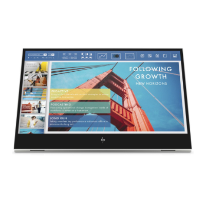 HP E14 G4 Portable Monitor, 14.0/IPS, 1920x1080/60Hz, 800:1, 5 ms, 400cd, USB-C, 3-3-0