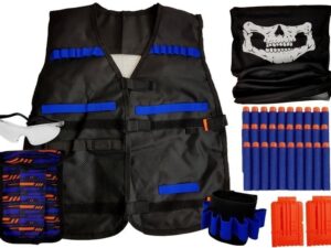 Outfit Commando Set Disguise Costume for a Child Cartridges Glasses Scarf Vest
