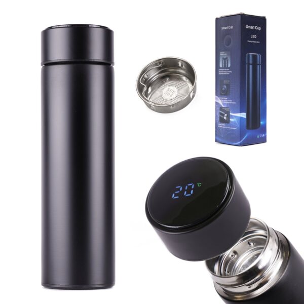 RoGer Thermo Mug Smart LED 500ml Black - Image 5