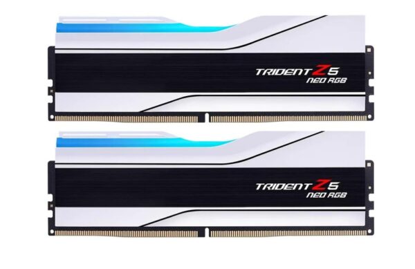 Pamięć PC DDR5 32GB (2x16GB) Trident Neo AMD RGB 6400MHz CL32 EXPO biała