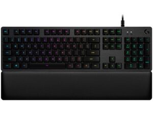 Logitech G513 CARBON LIGHTSYNC RGB Mechanical Gaming Keyboard, GX Brown-CARBON-US INT'L-USB-INTNL-TACTILE