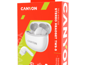 Canyon wireless headset TWS-5, white