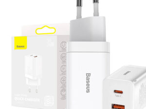 Baseus Super Si PD Wall Charger 30W /  1x USB-C / 1x USB