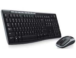 LOGITECH MK270 Wireless Combo black USB (DE)