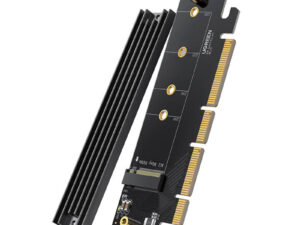 ADAPTOR Ugreen, "CM465" M.2 (M)(NVMe) la PCle 4.0, adaptor pt. SSD M.2 cu form factor 2280/2260/2242/2230, radiator (Heat Sink) "30715" - 6957303837151