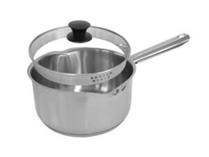 Kastrolis ar rokturi 2,5L / Ø20cm / nerūsējošā tērauda