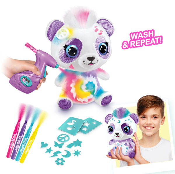 AIRBRUSH PLUSH plush with airbrush Panda, 25 cm - Image 10