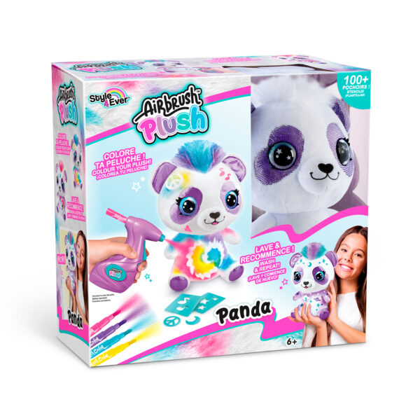AIRBRUSH PLUSH plush with airbrush Panda, 25 cm - Image 5