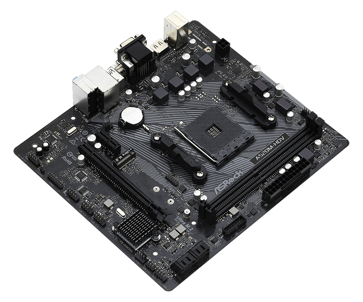 Asrock A520M-HDV Socket AM4 micro ATX - Image 3