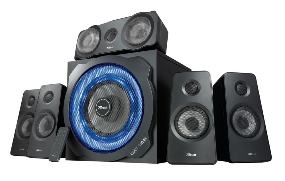 Boxe Trust GXT 658 Tytan 5.1 180W, negru