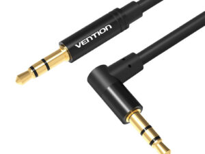 Vention Mini jack 3,5mm AUX 90 degree cable BAKBD-T 0.5m (black)