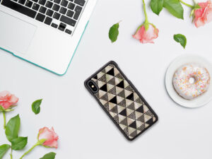 iKins SmartPhone case iPhone XS Max pyramid black