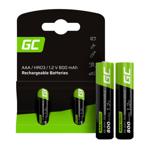 Akumulatorki Paluszki 2x AAA HR03 800mAh