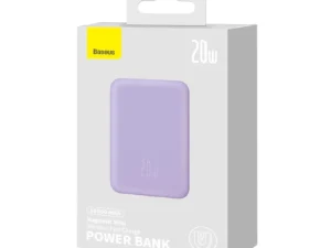 Powerbank Baseus Magnetic Mini 10000mAh, USB-C  20W MagSafe (purple)
