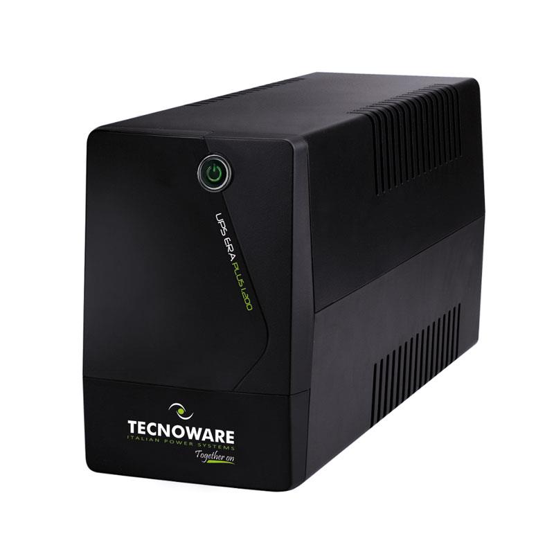UPS Tecnoware "ERA PLUS ", Line int., Tower, 840 W, AVR, Schuko x 2, LED, "FGCERAPL1202SCH" (timbru verde 11 lei)
